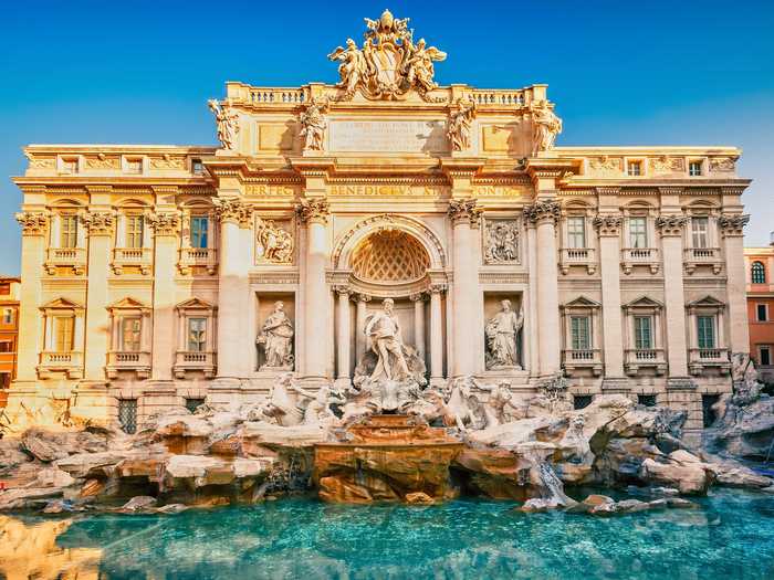 Throw a coin into the Trevi Fountain, and legend has it you