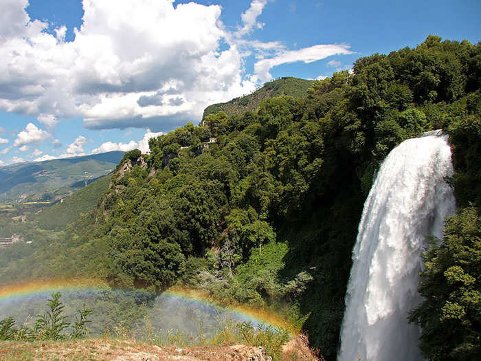 Explore Cascata delle Marmore, a massive, man-made waterfall dating back to the ancient Romans.