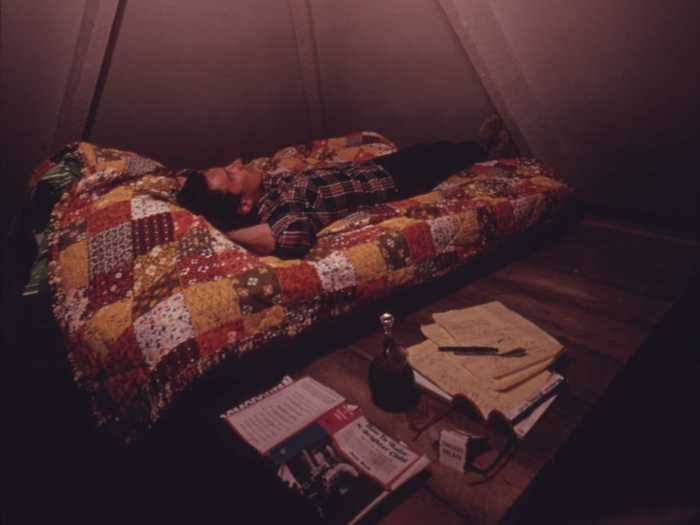 He slept in this room, modeled after the Great Pyramids, and kept a journal of his experiences.