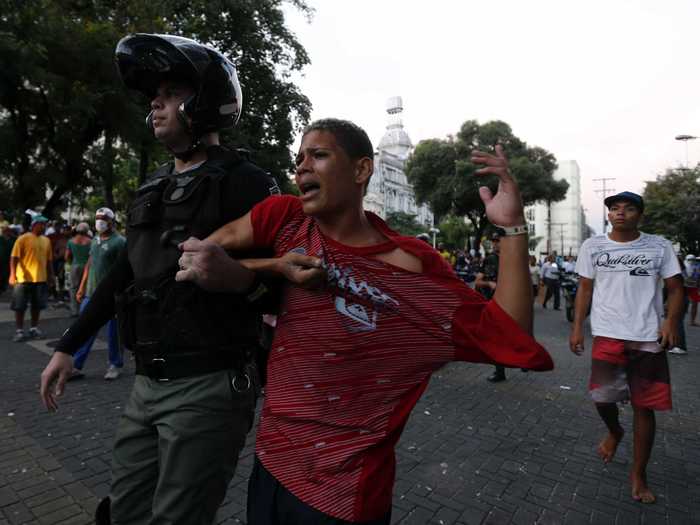 30) Recife, Brazil had 44.54 homicides per 100,000 residents.