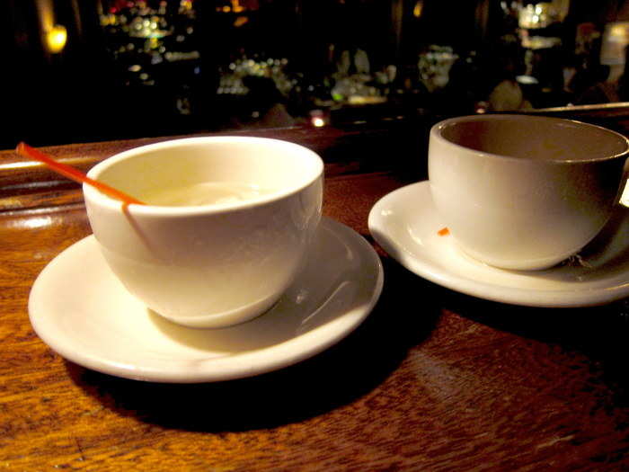 The Back Room serves its cocktails in teacups.