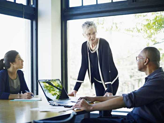 In February, she partnered with Getty Images to take stock photos that are meant to change the perception of women in the workforce. The photos depict women in fashionable clothing that aren