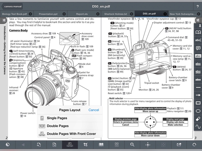Read and annotate any PDF with GoodReader 4.