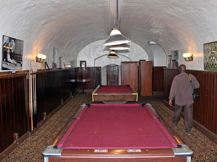 ... and pool tables.