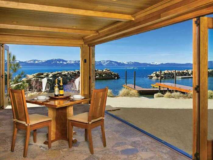 This open-air space is perfect if you