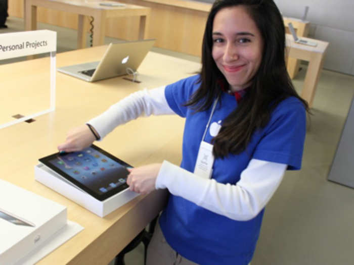 Even part-time workers get benefits at Apple.