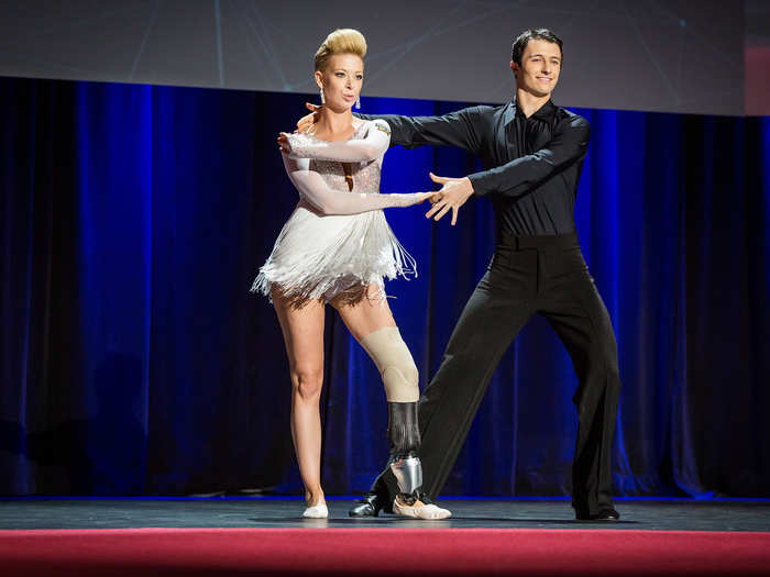 Most recently, Herr and an MIT team built a new leg for ballroom dancer Adrianne Haslet-Davis, who lost part of her leg in the Boston Marathon bombing.