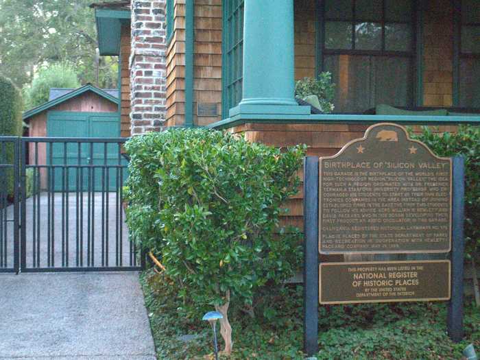 Hewlett-Packard famously began in a Palo Alto garage.