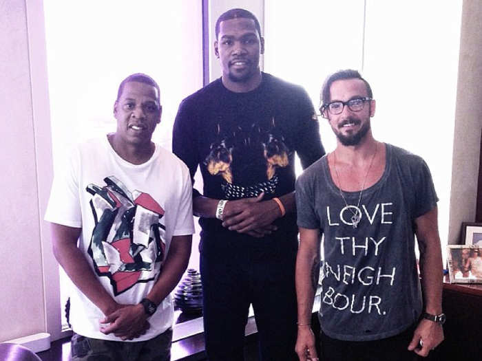 Kevin Durant is the biggest star to sign on. Roc Nation will handle his 2016 free agency.