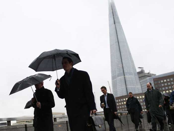 The Shard is currently the tallest building in the EU — it is over 160 times taller than Prince William.