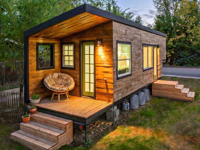 This 196 square-foot home cost its architect less than $12,000 to build.