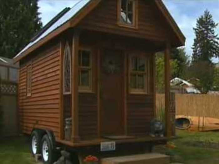 This 84 square-foot home cost just $10,000 to build, and even less to maintain.