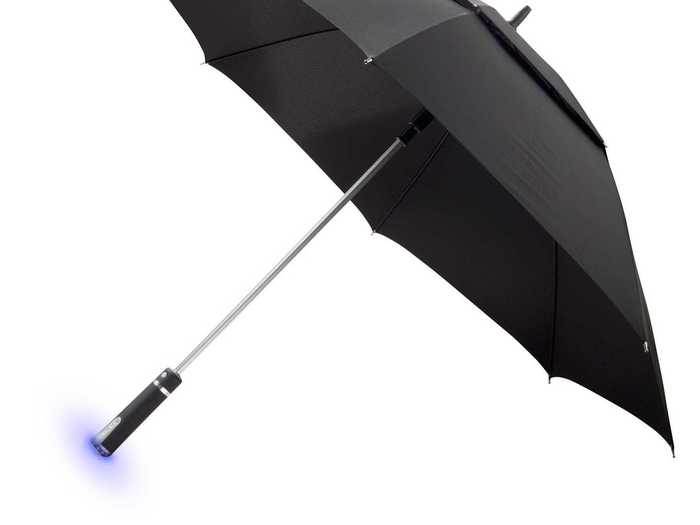 The Ambient Umbrella has a handle that will glow if snow or rain is in the forecast, reminding you to grab it on your way out the door.