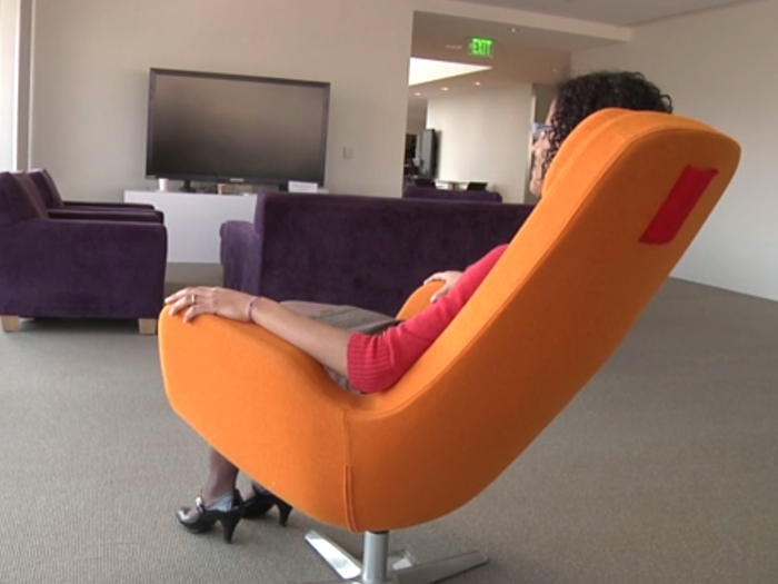 The Pandora Chair, created at the MIT Media Lab, plays different music based on your level of incline. If you