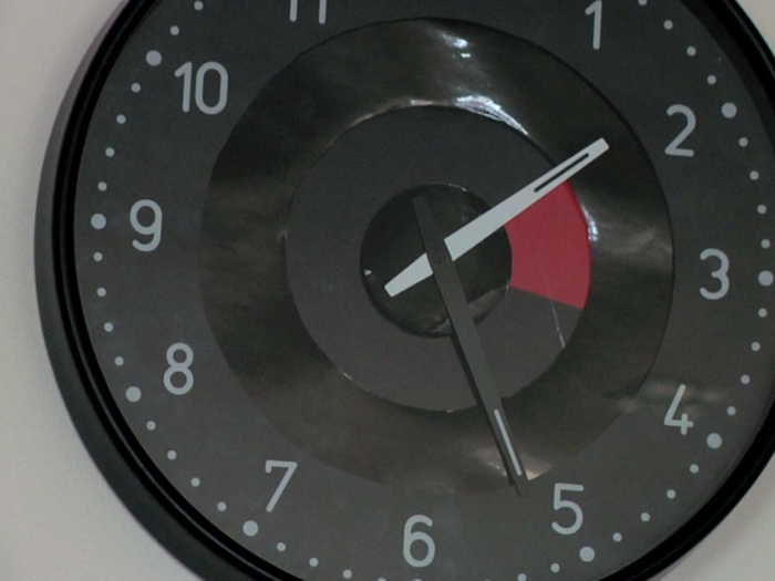 The Energy Clock, created at the MIT Media Lab, gives you feedback about how much energy you