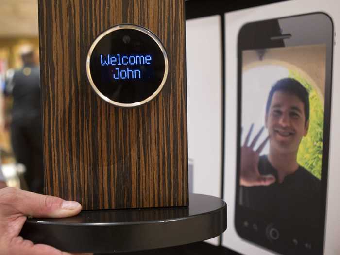 The Goji Smart Lock allows you to lock and unlock your door with your smartphone. You can also give friends and family the ability to unlock your door by sending them a message to their phone. Goji also takes photos of who is at your door, and sends you alerts when your door has been unlocked.