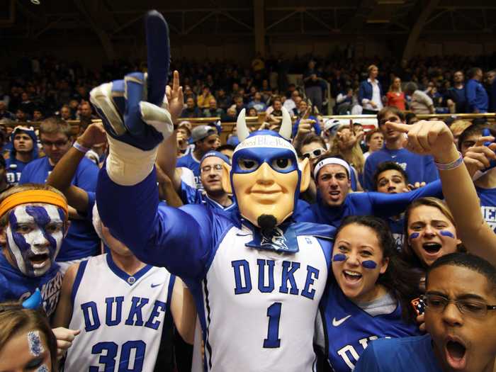 16. (TIE) Duke University