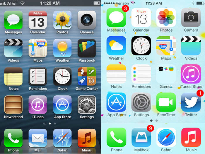 As part of his new role, Ive completely redesigned the look and feel of Apple’s iPhone and iPad software with iOS 7. Ive stripped the OS of its signature skeuomorphic design and replaced it with a flatter look.