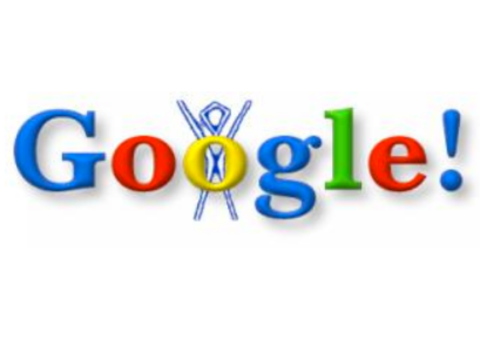 Larry Page and Sergey Brin made the first Google Doodle in August 1998. They were heading to Burning Man in the Nevada desert, and wanted people to know where the Google crew would be for a few days, so they added the festival