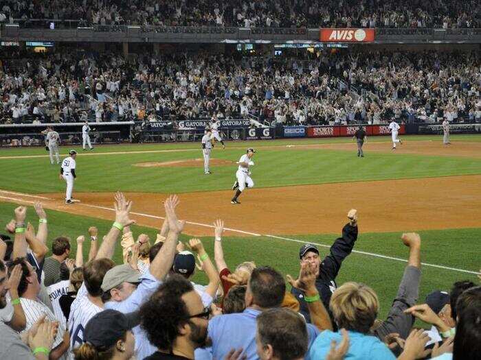 Cheer on your favorite team at a baseball game.