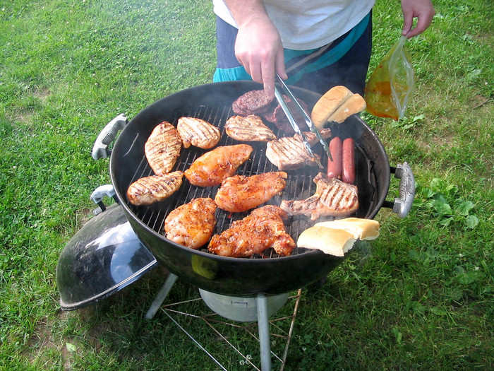 Host a summer BBQ with friends and family.