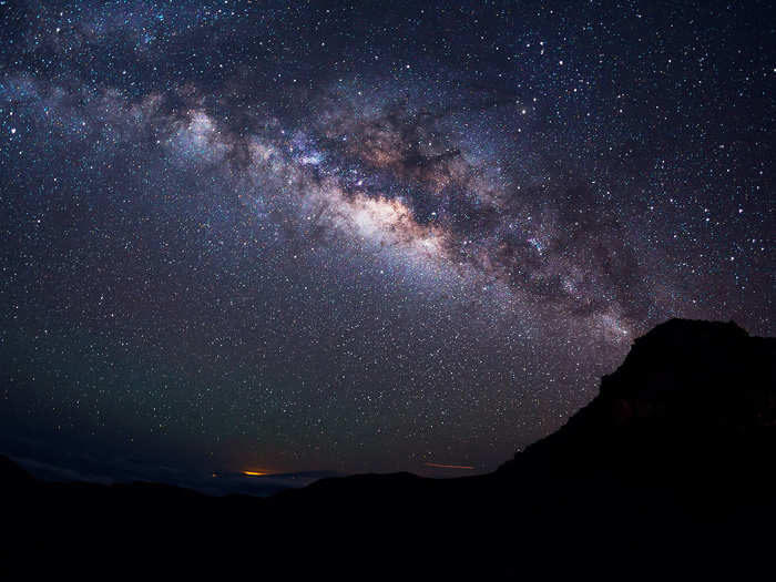 Stargaze at Haleakala National Park in Hawaii.