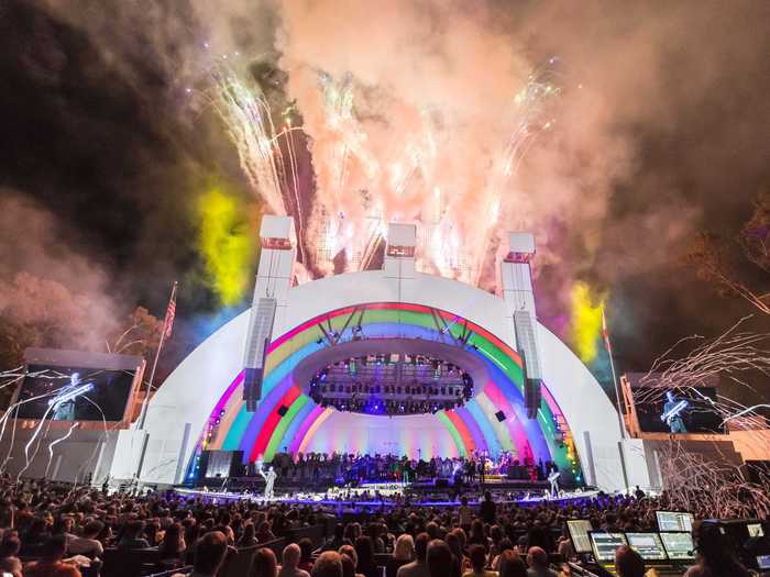 See a show at the Hollywood Bowl in Los Angeles.