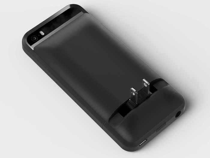 Plug your phone right into an outlet with the Prong PWR case