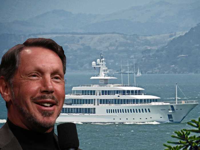 #4 Oracle CEO Larry Ellison named his 288-foot "Musashi" yacht after a revered 16th-century Japanese warrior. The boat