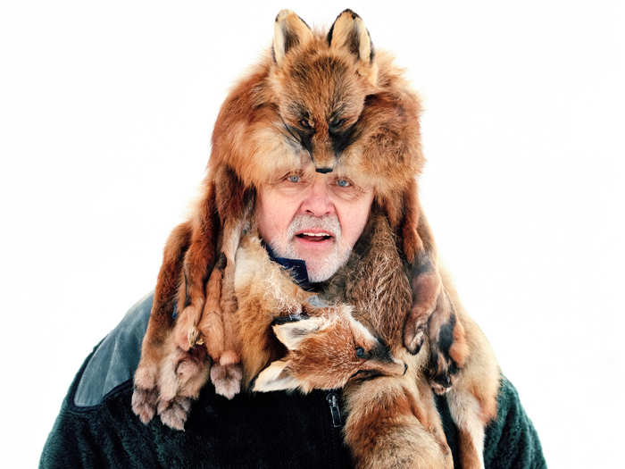 Karl-Erik Vesterberg, a trapper who takes pride in his work, is seen here at the Jokkmokk winter festival in Jokkmokk, Sweden. Temperatures can dip below -40 degrees Fahrenheit during the festival, so Vesterberg