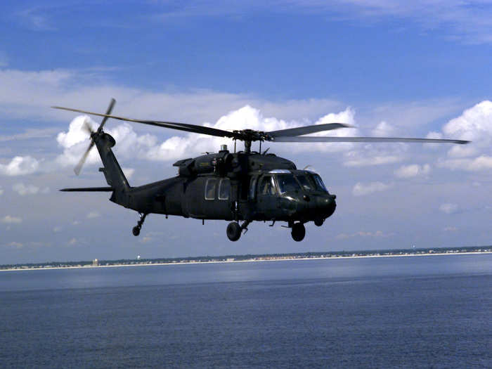 They are experts with the Black Hawk helicopter, which transports operators and can be armed with machine guns.