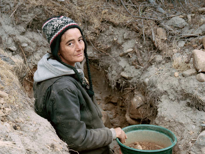 One of the main reasons they have trouble find large amounts of gold is because of California’s ban on “suction dredging,” the most productive method of obtaining gold. Instead, the prospectors must use older methods such as digging, sluicing, and panning. Prospectors must dig and carry buckets of soil and water out by hand to sift for gold through their sluices.