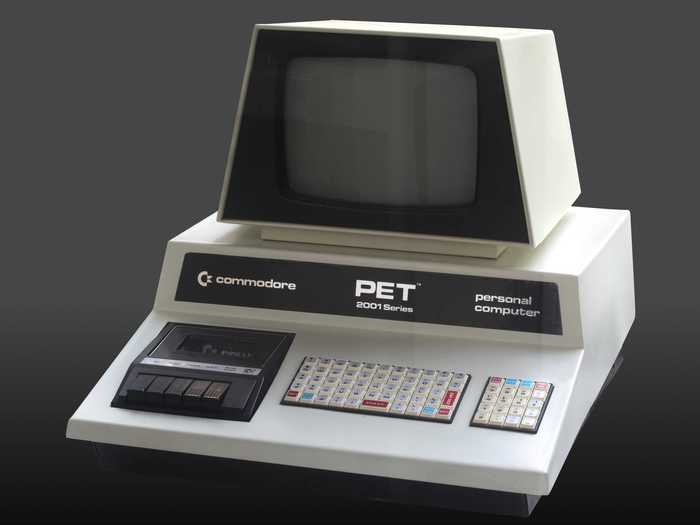 The Commodore PET computer was created in only six months after Commodore saw a prototype of the Apple II, which Steve Jobs offered to sell to the company. The company rejected the offer, and instead created the first all-in-one PET.