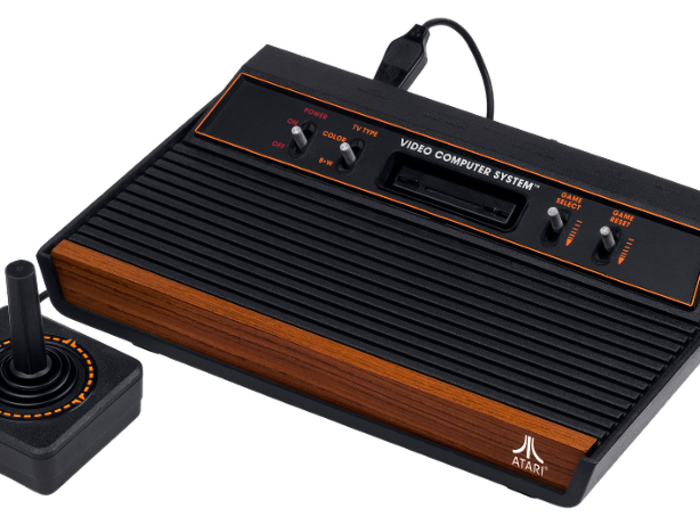 We might have virtual reality nowadays, but who could ever pass up a chance to play "Pong" on an Atari 2600, which was first launched in 1977.