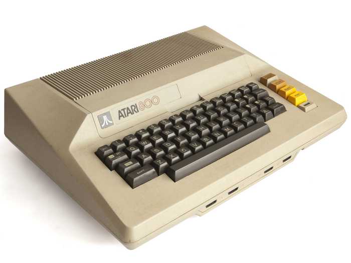 The 1979 Atari 800 might have arrived a bit after the first personal computers, but its cutting-edge processor offered better graphics and sound than both the Apple II and Commodore PET.