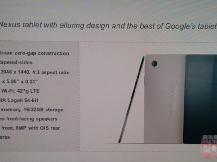 A new Nexus tablet from Google
