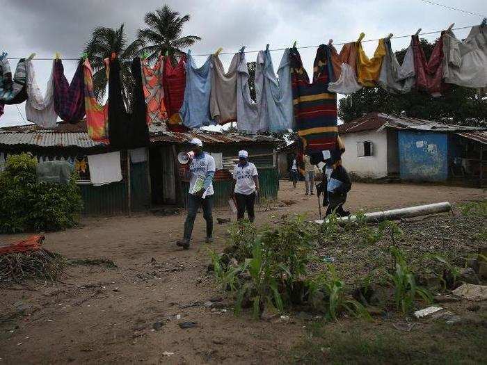 UNICEF health workers have been canvassing Liberia to spread information about Ebola prevention. The most important prevention measure they have been emphasizing is hand-washing.