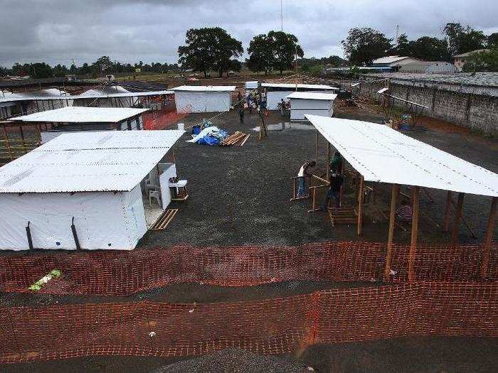 Doctors Without Borders has built a new Ebola treatment center near Monrovia to deal with the crisis. It has 120 beds, but there are plans to expand it to 350 beds. It is the largest such Ebola treatment center in history.