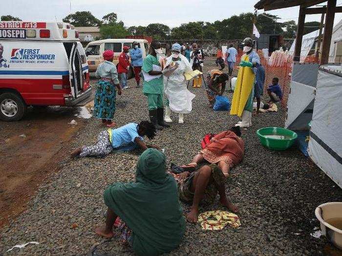 The new Doctors Without Borders center is already overwhelmed, as new patients are brought in everyday.