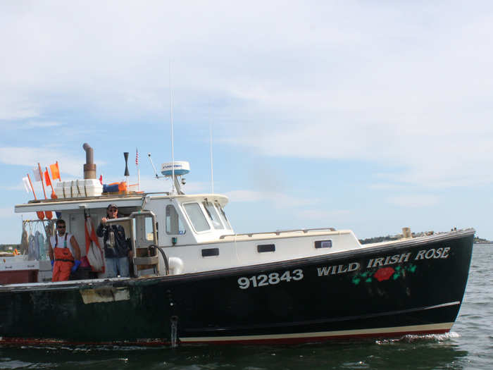 Lobstermen are known to be territorial. Due to the high volume of boats fishing inside of Casco Bay, lobstermen occasionally set their trap over someone else