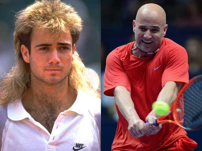 Andre Agassi, 44, won eight Grand Slam championships and an Olympic gold medal during his career (1986-2006).