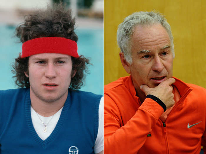 John McEnroe, 55, won seven Grand Slam singles titles, three at Wimbledon and four at the U.S. Open (1978-1992).