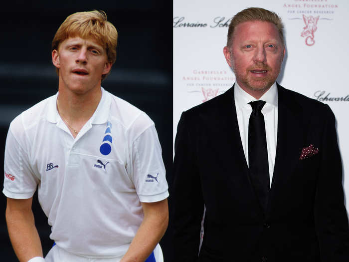 Boris Becker, 46, of Germany, has six Grand Slam singles titles. He is the youngest-ever winner of Wimbledon at the age of 17 (1984-1999).