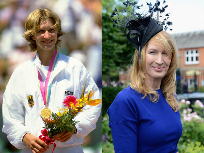 Steffi Graf, 45, of Germany, has 22 Grand Slam singles titles. She