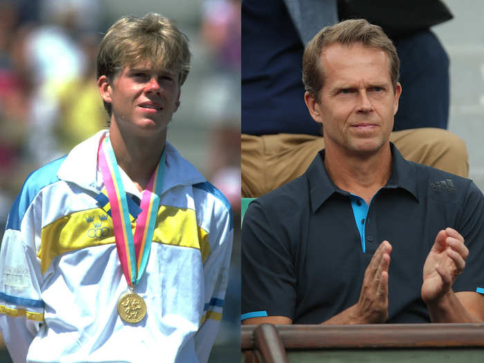 Stefan Edberg, 48, of Sweden, won six Grand Slam singles titles. He now coaches Roger Federer (1983-1996).