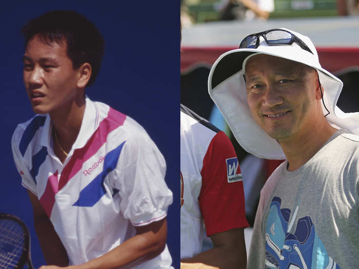 Michael Chang, 42, is the youngest ever male player to win the French Open at age 17 in 1989. He now coaches Kei Nisikori.