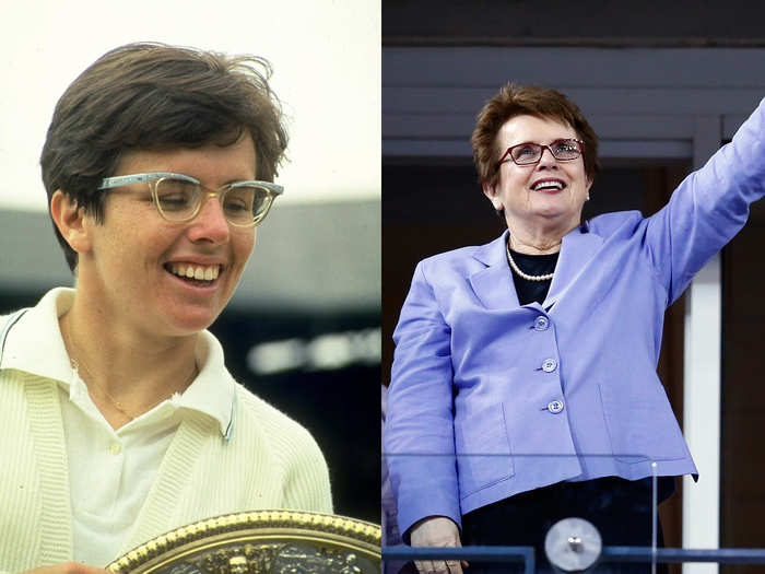 Billie Jean King, 70, won 12 Grand Slam singles titles. The U.S. Open venue in New York is named after her (1968-1983).