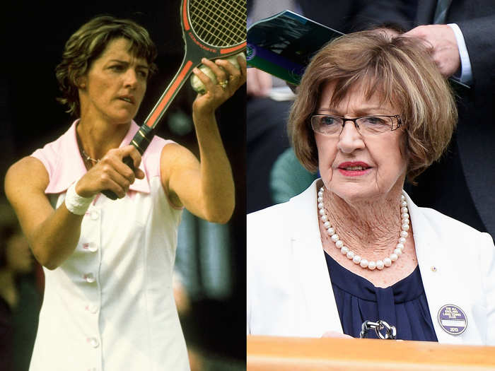 Margaret Court, 72, of Australia, dominated women