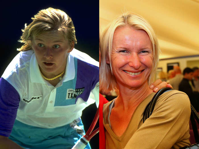 Jana Novotna, 45, of the Czech Republic, has won 12 Grand Slam women