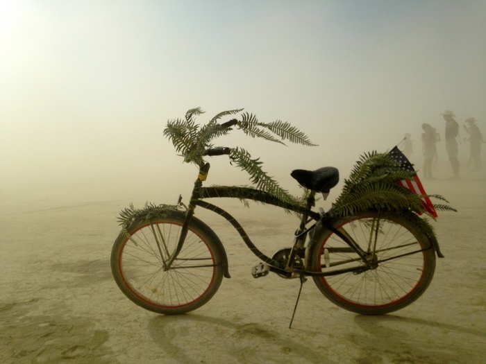 Or in the middle of desert dust storms.